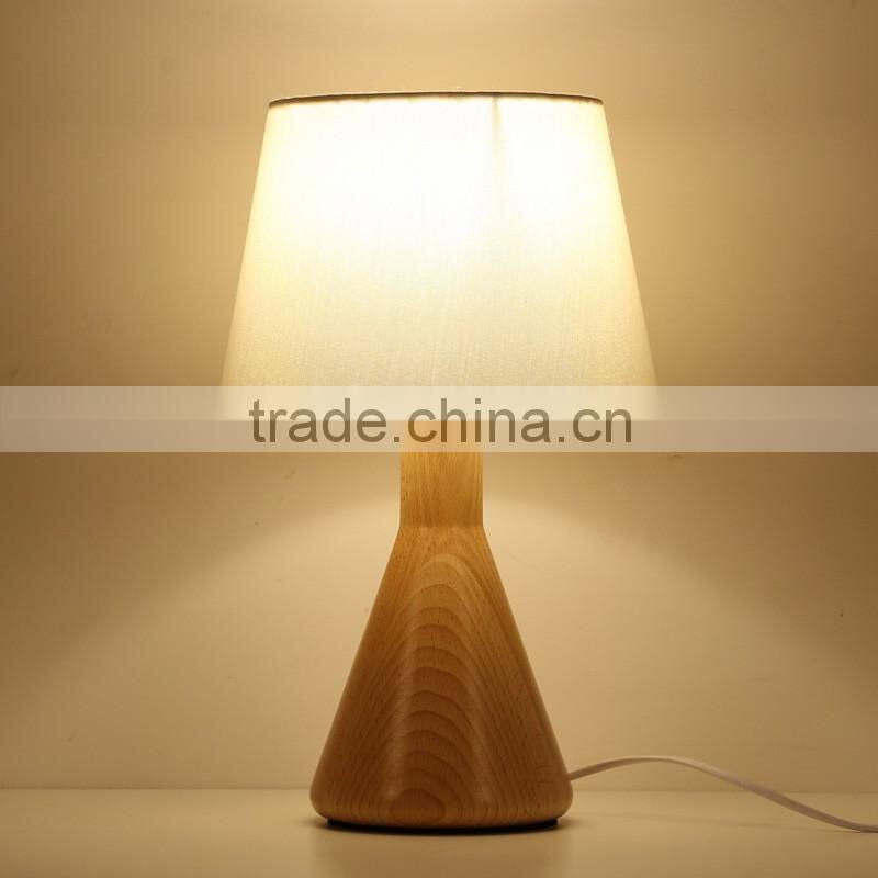 Modern Solid Wood Base Light Table Lamp Small Decorative LED Wood table lamp LED Wood table Light JK-879-19