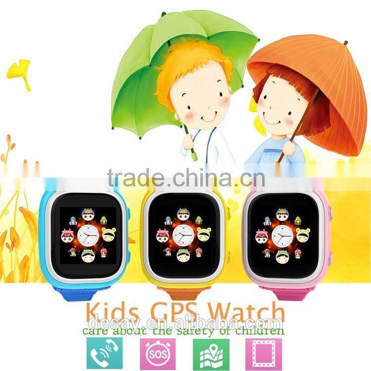 Desay SOS Two-way Calling GSM(2G) SIM BT3.0 Anti-lost GPS/LBS Tracking Watch IOS Android for kids DS-C602
