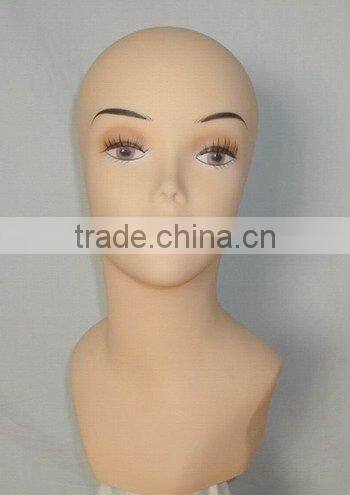 natural skin color mannequine head