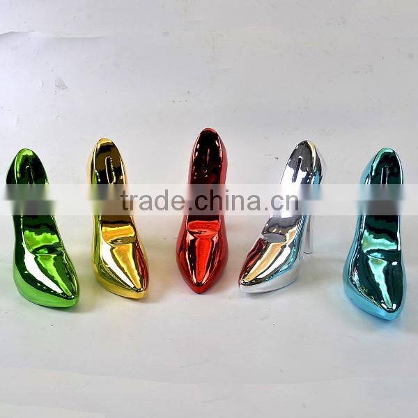 DIY cute ceramic bank white shoes