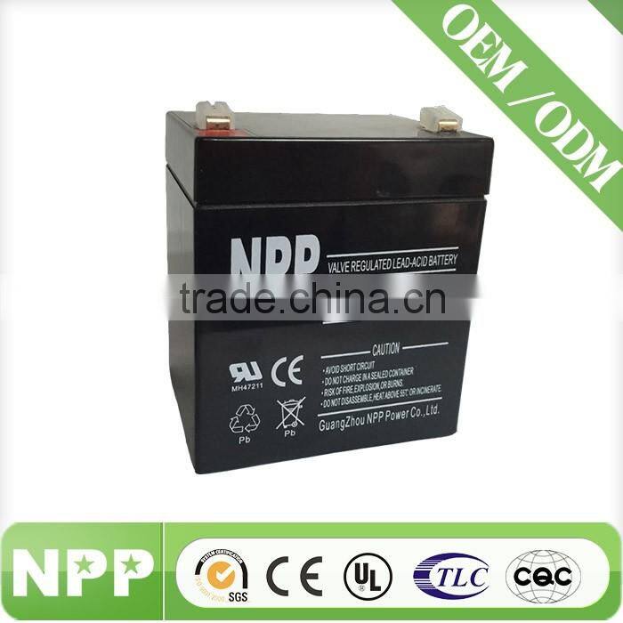 12v5ah AGM lead acid battery for operated lights