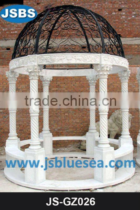 White Column Marble Gazebo