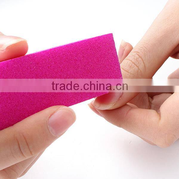 4-Ways 6Colors Nail Art Sanding Buffer Block Sponge Acrylic Polish Manicure Tools Files