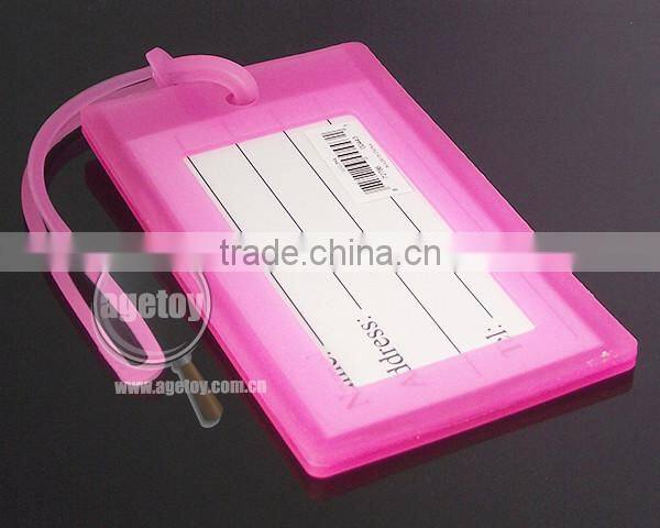 Rubber PVC Plastic Luggage Tags
