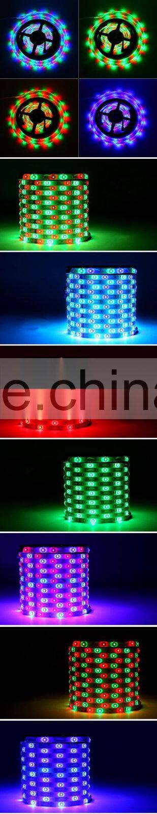 12V leds rgb flexible strip rf controller light SMD 3528 300 leds RGB Controller+Power Adapter wifi