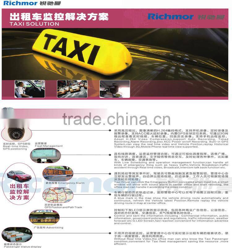 Double SD Card Bus Truck Car Mobile DVR 4ch Mobile DVR 3G/4G G-sensor GPS