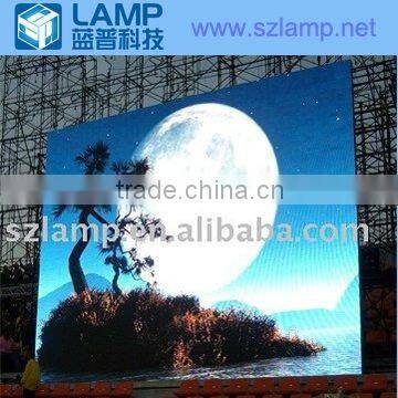 Lamp outdoor video advertisement led pixel panel with pitch 20mm