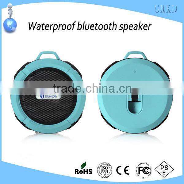 Fashion design waterproof bluetooth shower speaker