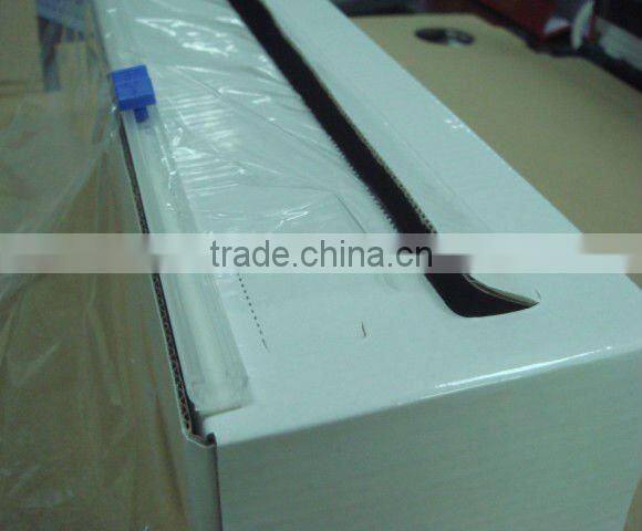 stick-on type cling wrap knife