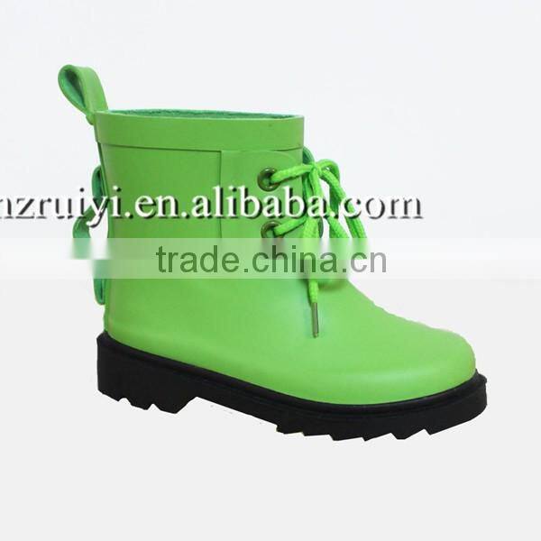 Factory best price customized wholesale antiskid vulcanized good quality pure wellington garden boots
