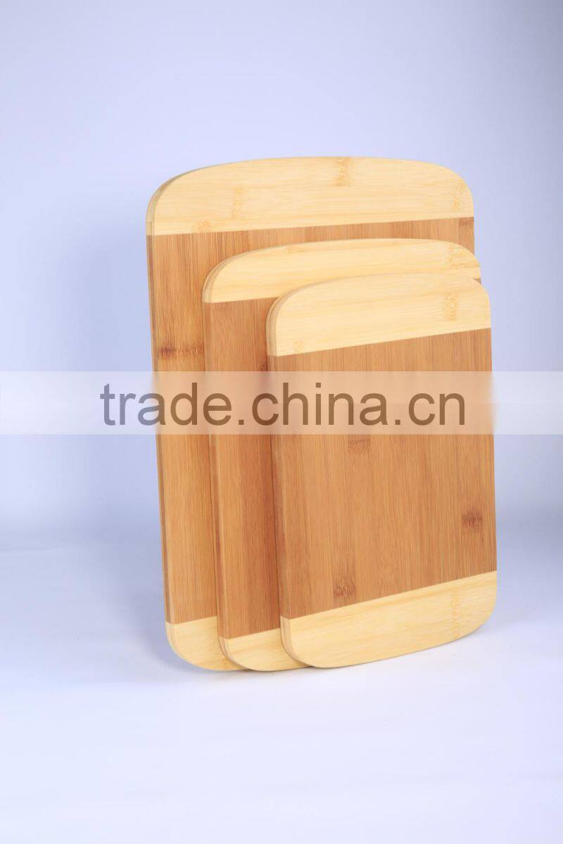 Steak plate bamboo cutting board