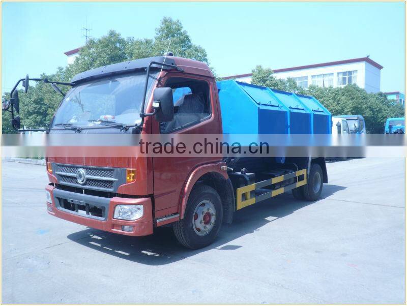 Dongfeng detachable garbage truck ,hook loader garbage truck