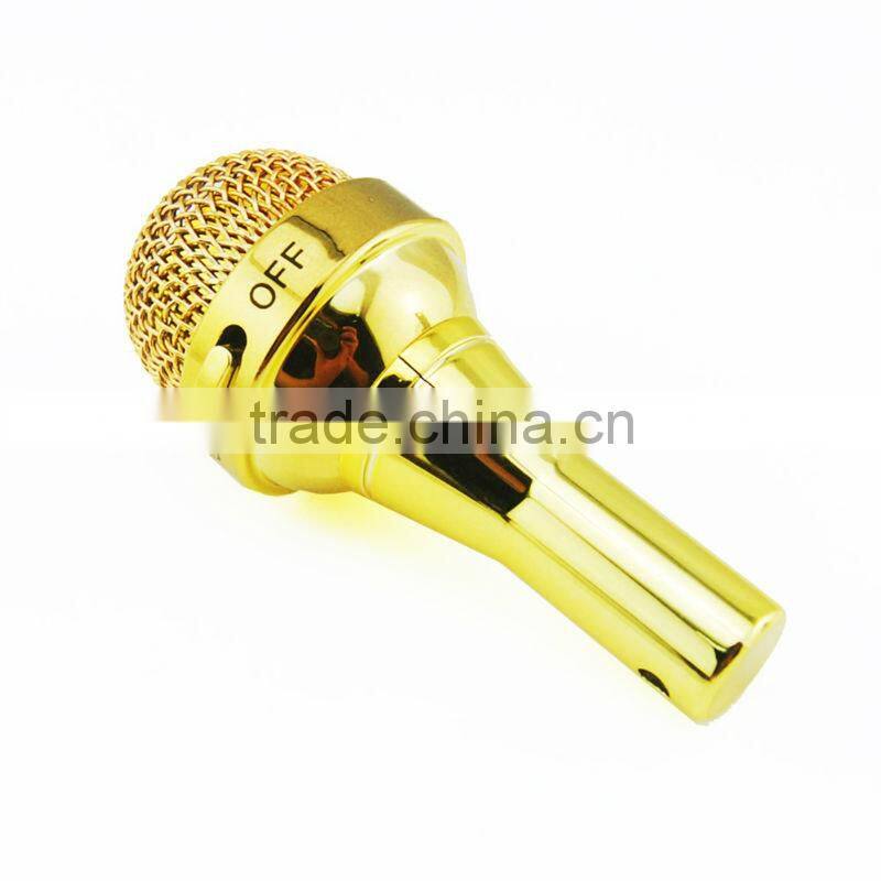 super mini microphone shape speaker with lithium battery