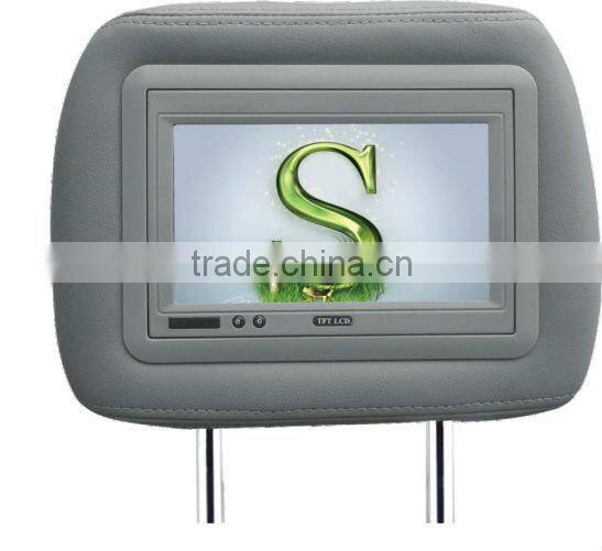 7 inches Headrest TFT LCD Monitor/7 Inch Car Tv Tft Lcd Monitor With Headrest
