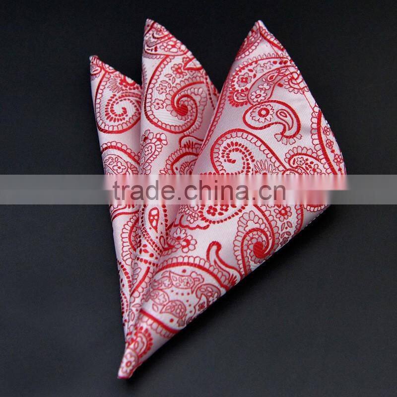 Fashion Novelty Design 100% Silk Pocket Squares