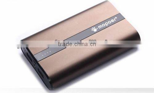 Metal feel portable power bank with Li-Polymer battery cells for iphone
