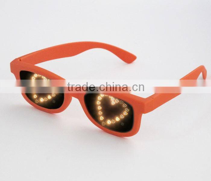 2015 3D-World Brand heart diffraction glasses. 3DW-DF113