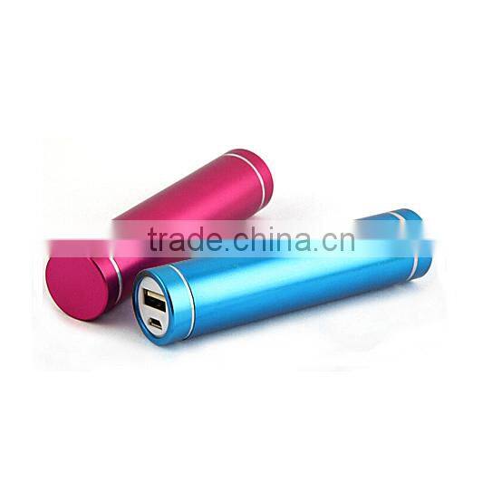 Wholesale Best mini aluminum 2600mah power bank with real capacity