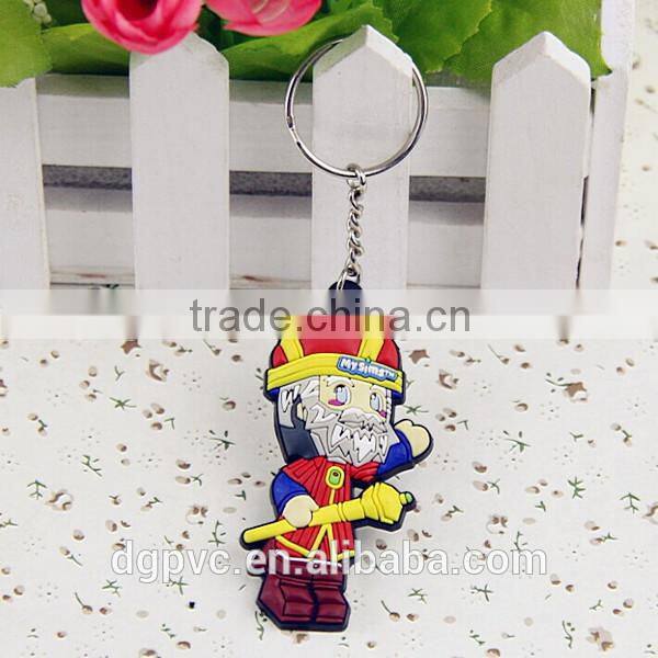Custom animal keychain squeeze ,OEM pvc squeeze keychain animal,3D Cartoon eyes pop out keychain