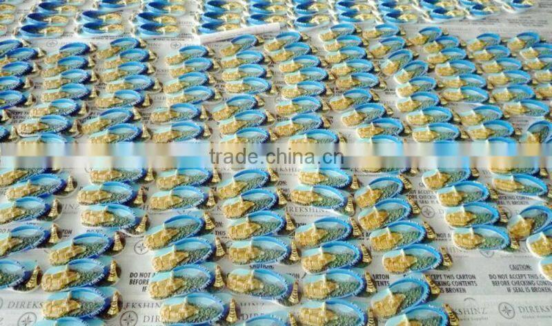 China manufacturer supply OEM polyresin fridge magnet