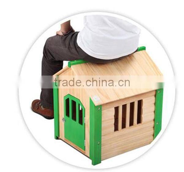 2016 wood pet house dog house with safe lock