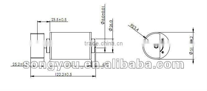 12/24V dc electric toy motor