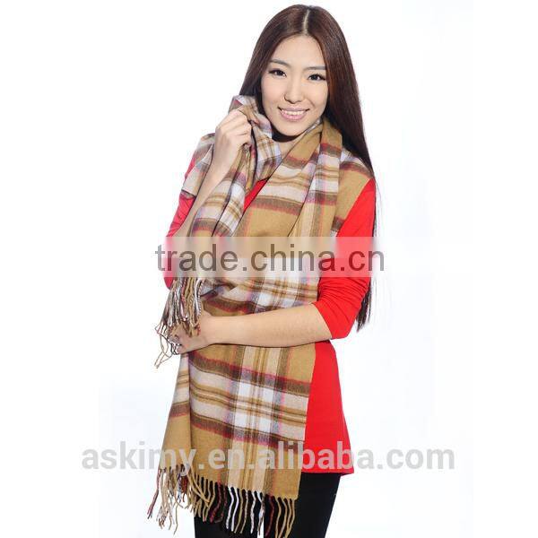 2015 high quality Scottish 100% wool Scarf