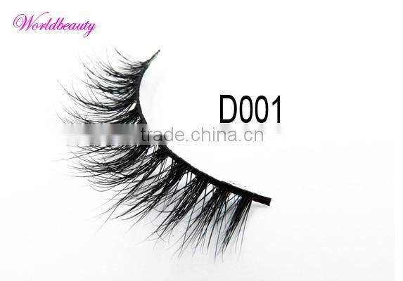 real mink false eyelash with private label volume 3D mink lashes