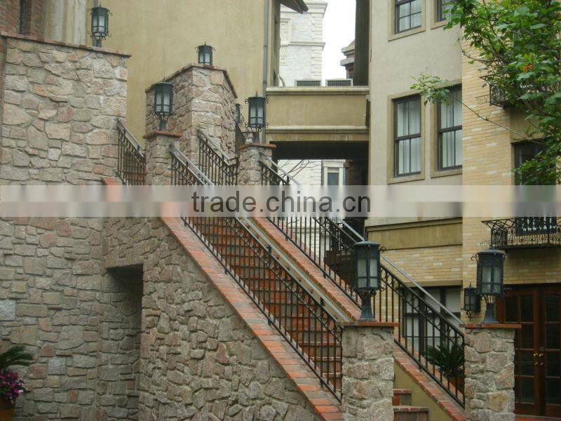 Top-selling welded cast iron handrail for stairs