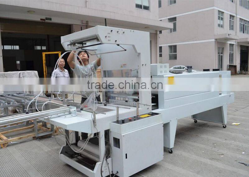 ST6040L+BSE6040A Frontal feeding auto sleeve sealing &shrinking packager