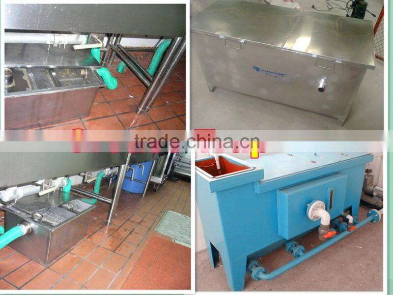 Catering Grease Trap , stainless steel oil- water separatorin kitchen, Grease trap for Industry