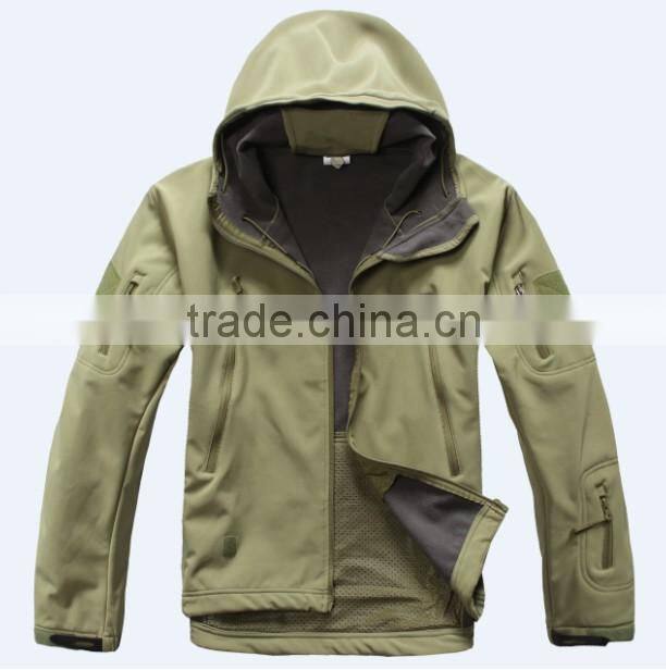 Uniseason men khaki military jacket