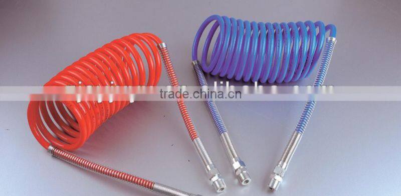 DOT double layer suize coiled air hose