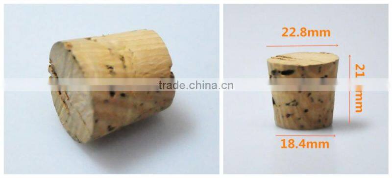 Wholesale material wooden cork for glass tubes