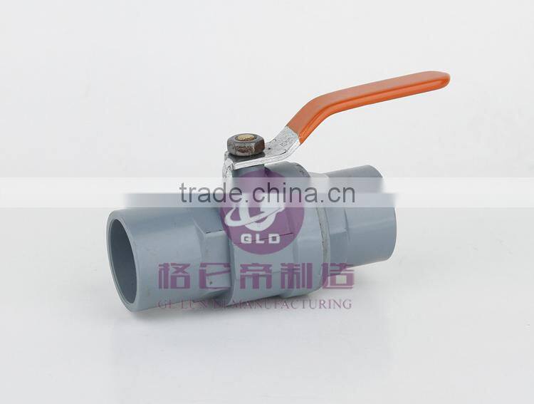 GLD plastic high pressure ball valve female thread ball valve for hydraulic machine