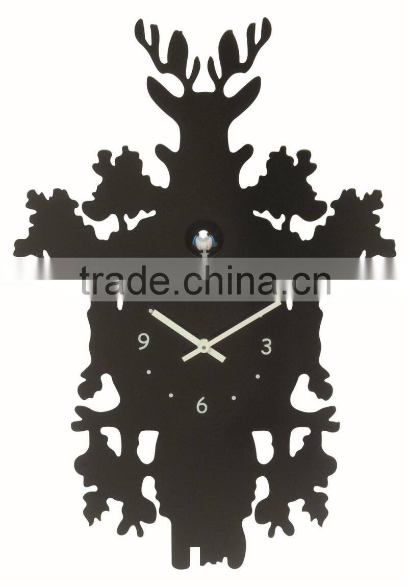 Cuckoo animal sounds clock cuckoo Bird Wall Clock with bird come out