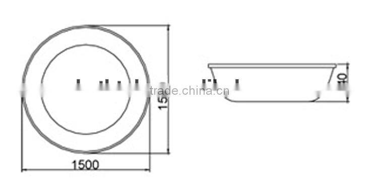 cUPC round drop in bathtub,elder man tub,round drop in bathtub