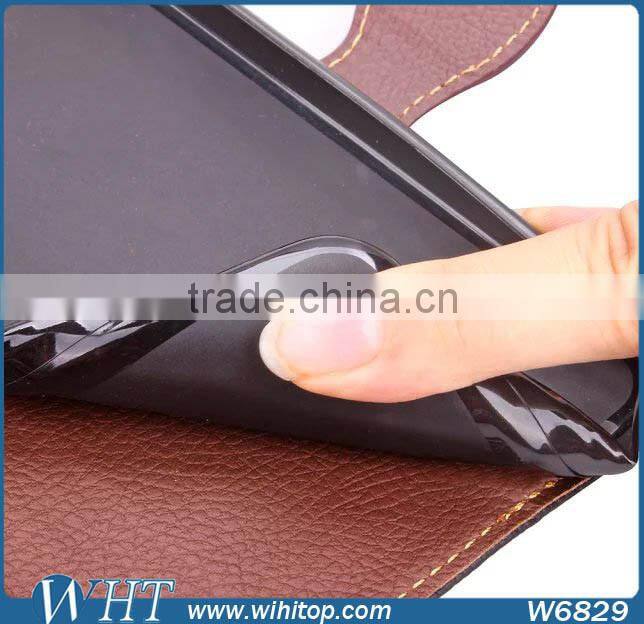 Luxury Wallet Leather Case for Huawei P8 Lite, Smartphone Accessory New Product