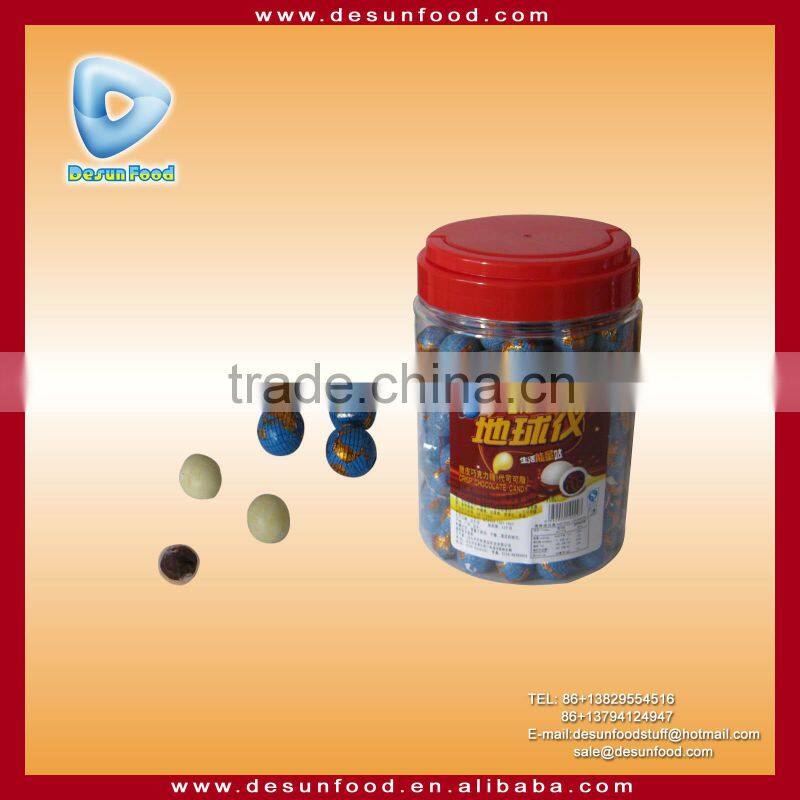 The Earth shape chocolate ball