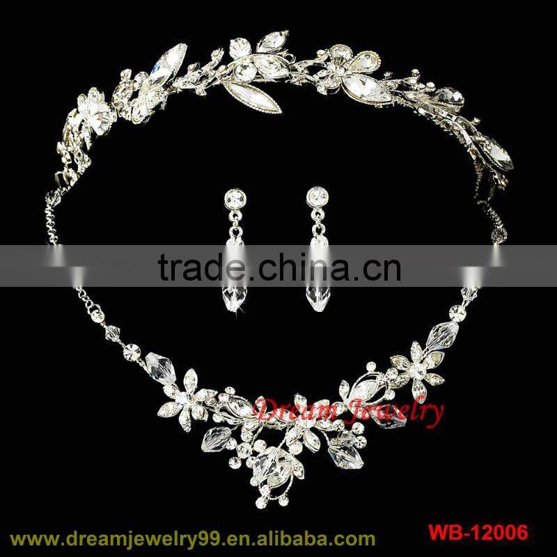 fashion wedding necklace set