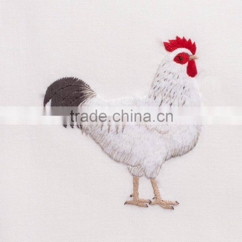 Hand hemstitched napkin, embroidered napkin, embroidery napkin, white cotton napkin, 100% cotton napkin