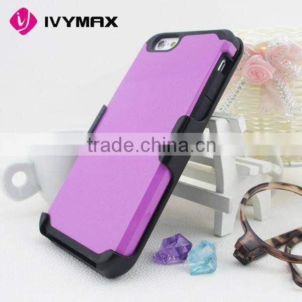 Cell phone belt clip stand case for apple iphone6 4.7'