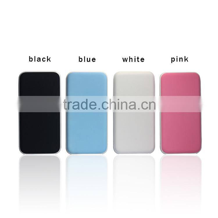 Rubber finished 2A fast charging portable powerbank 10000mah