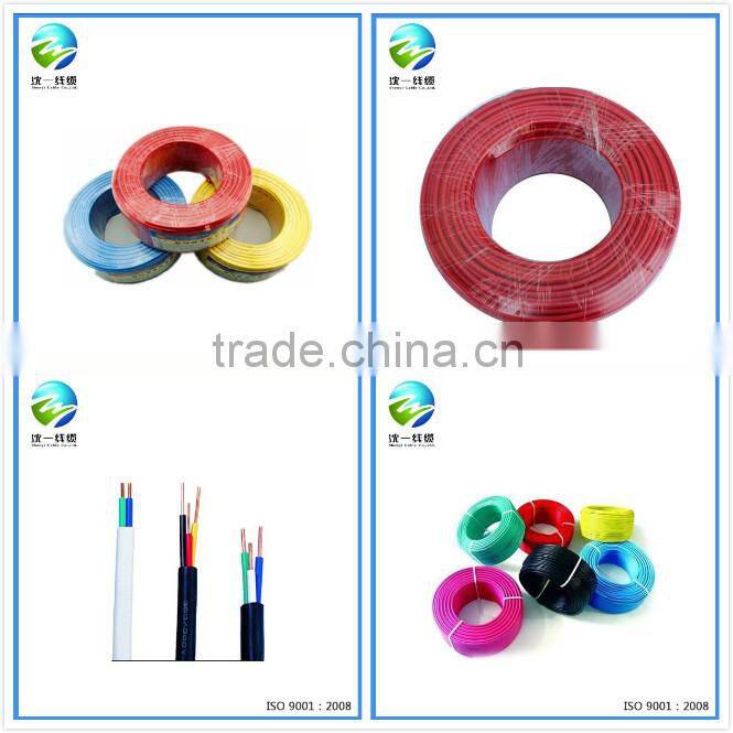 450/750V PVC insulated copper wire , electric house wire , building cable