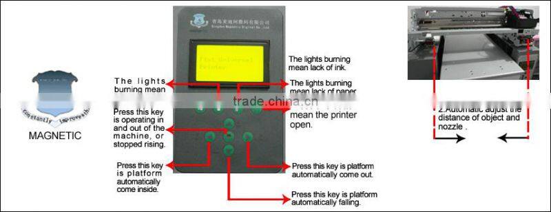 2015 newest digital t-shirt printer/flatbed digital t-shirt printer for sale