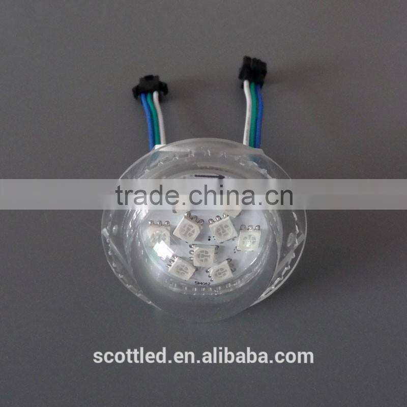 Cheap hot-sale 35mm pixel led amusement lights,9 leds