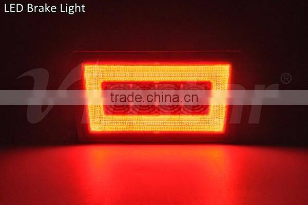 Clear/Smoked /Red Lens 3-In-1 LED Rear Fog Light Assembly Kit (Tail, Brake, Backup Reverse Light) For Su.baru Impreza WRX STI