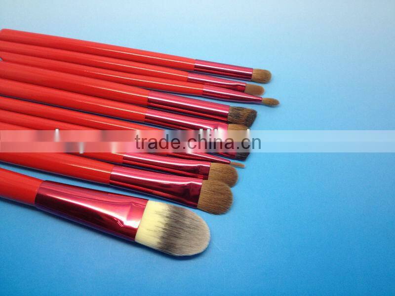 13 piece kolinsky hair makeup quality brushes set