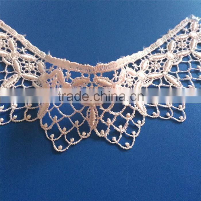 Soft polyester white lace fabric market in dubai for dress