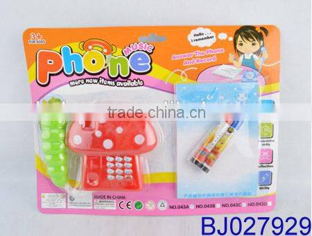 Lovely baby cartoon apple phone toy smart music phone toy